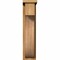 Ekena Millwork Del Monte Rough Sawn Corbel w/Backplate, Western Red Cedar, 6"W x 14"D x 26"H COR06X14X26DEL01RWR - alternate 4